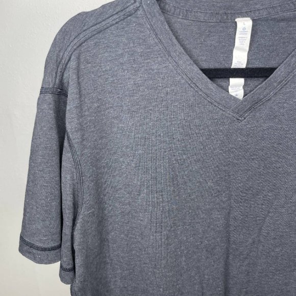 Lululemon Dark Gray V Neck T - Picture 4 of 4